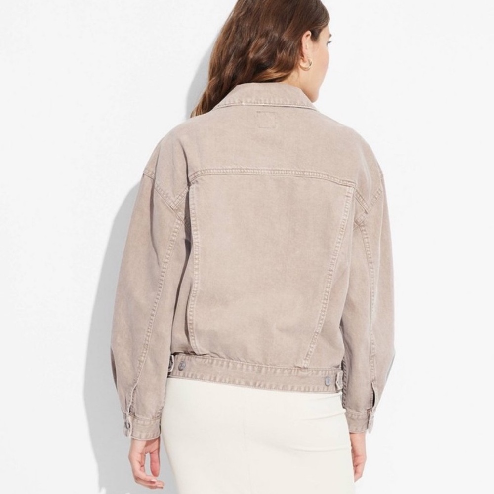Denim Jacket Light Brown - Picture 3 of 3